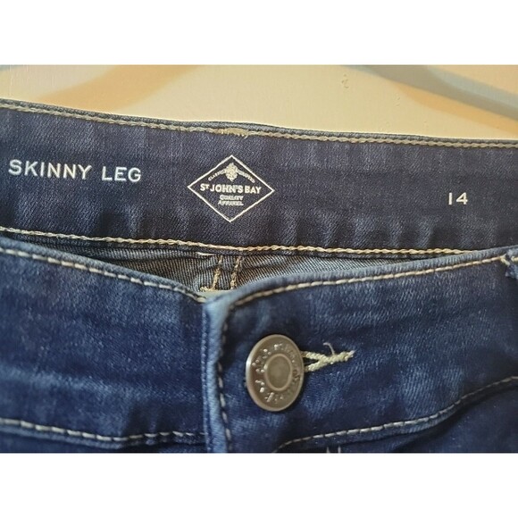 embroidered jeans women size 14 - Picture 2 of 6